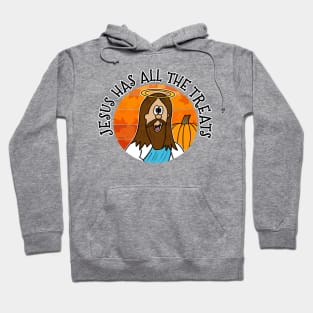 Jesus Has All The Treats Christian Halloween Alternative Hoodie